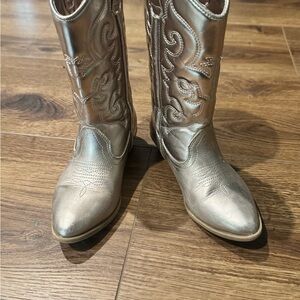 Rose gold Western Cowboy Boots
